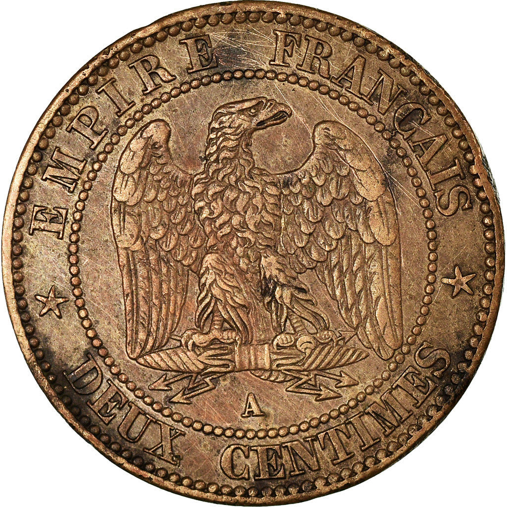 Münze, Frankreich, Napoleon III, Napoléon III, 2 Centimes, 1861, Paris, SS+