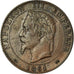 Coin, France, Napoleon III, Napoléon III, 2 Centimes, 1861, Bordeaux