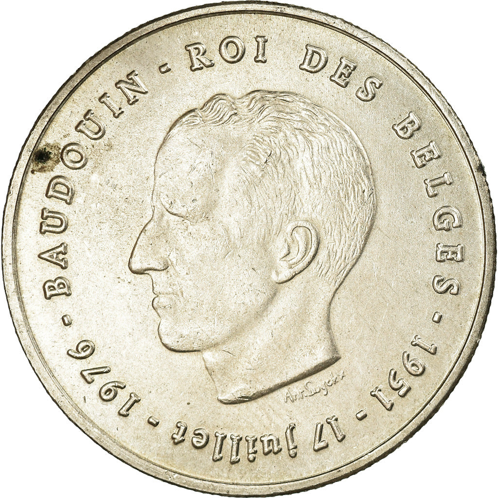 Coin, Belgium, 250 Francs, 250 Frank, 1976, Brussels, AU(50-53), Silver