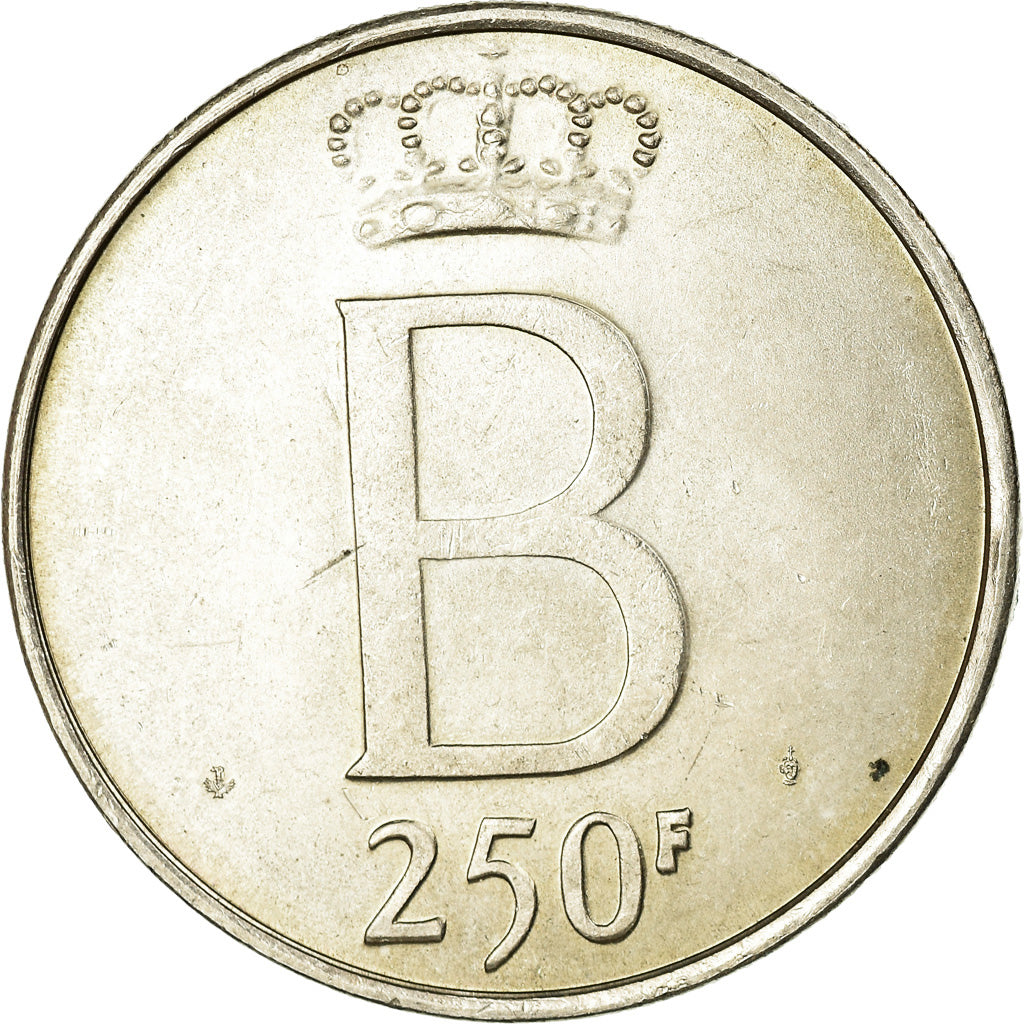 Coin, Belgium, 250 Francs, 250 Frank, 1976, Brussels, AU(50-53), Silver