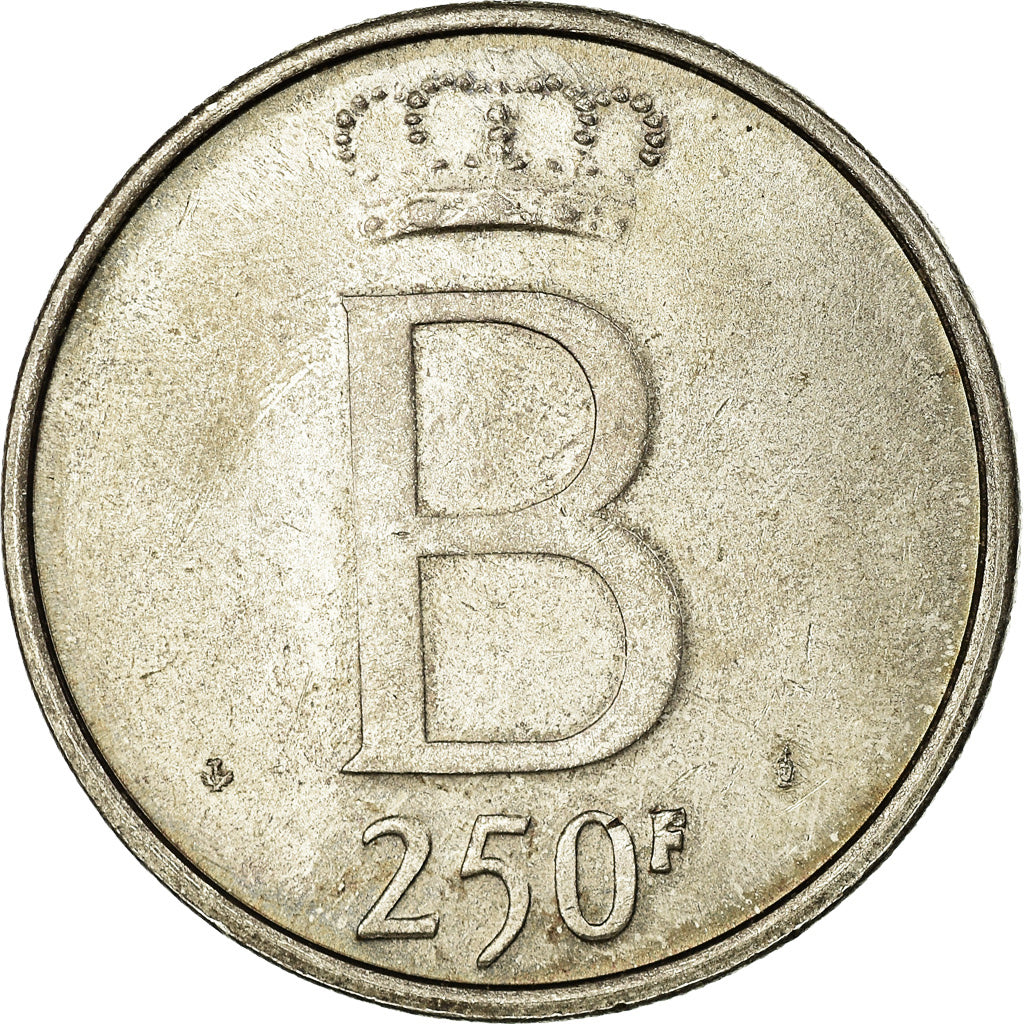 Coin, Belgium, 250 Francs, 250 Frank, 1976, Brussels, AU(50-53), Silver