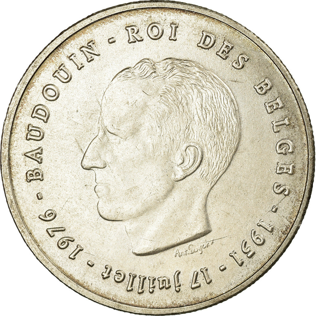 Moneta, Belgio, 250 Francs, 250 Frank, 1976, Brussels, BB+, Argento, KM:157.1