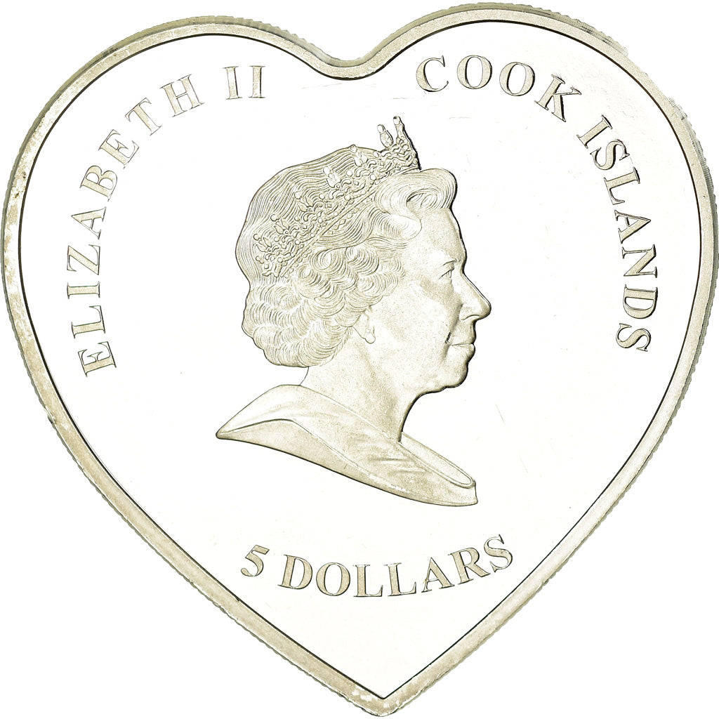 Coin, Cook Islands, Elizabeth II, 5 Dollars, 2007, MS(63), Silver, KM:576
