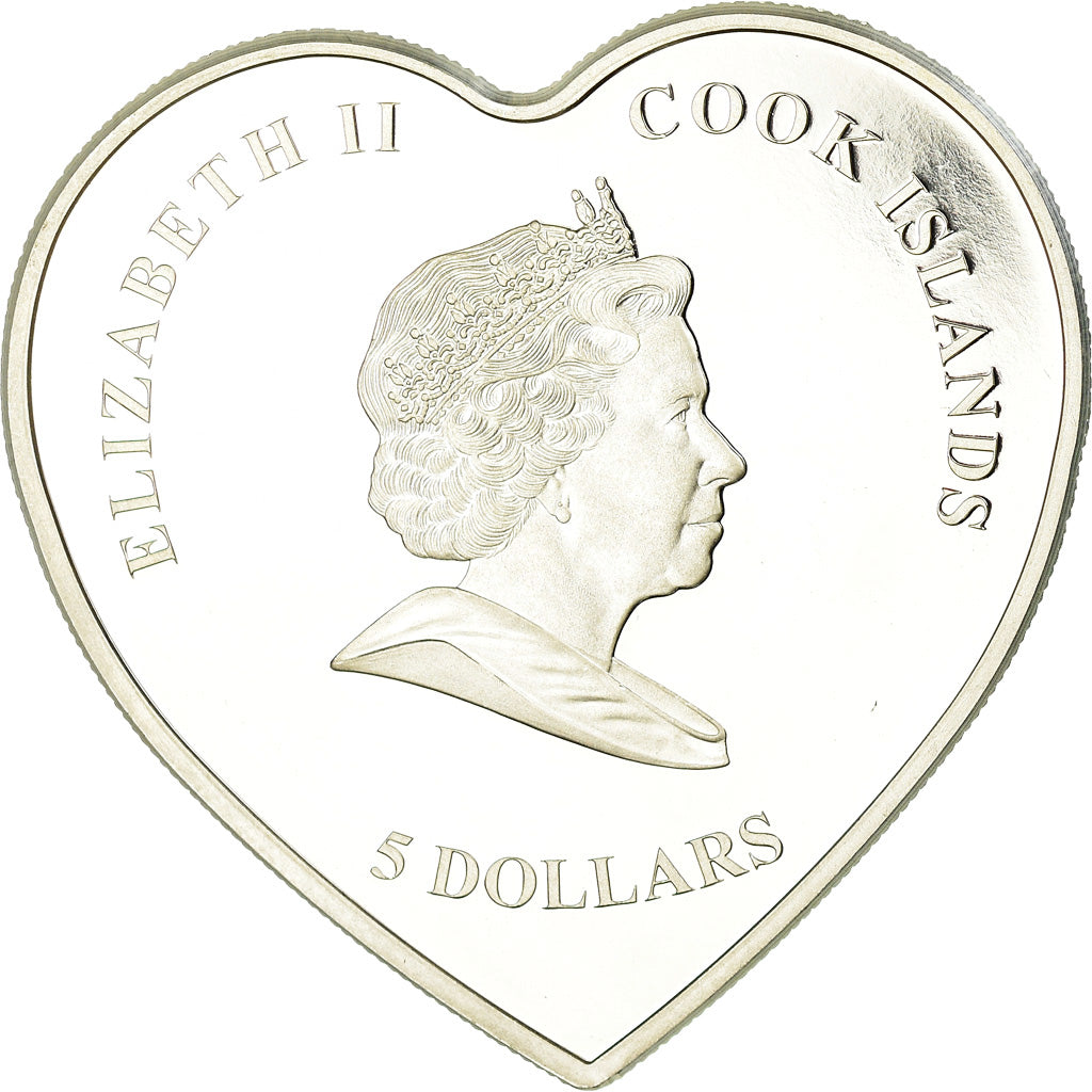 Coin, Cook Islands, Elizabeth II, 5 Dollars, 2007, MS(64), Silver, KM:576
