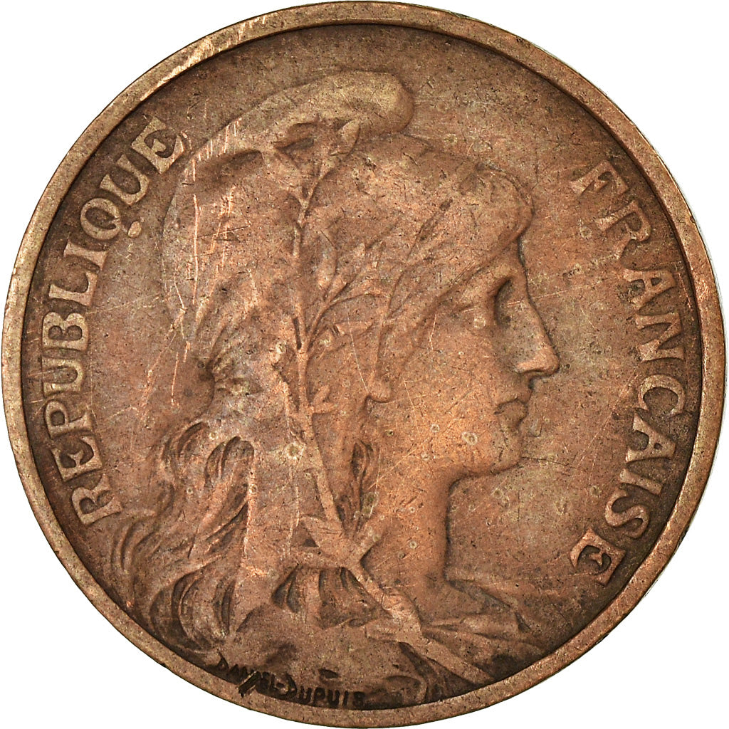 Coin, France, Dupuis, 5 Centimes, 1903, Paris, VF(20-25), Bronze, KM:842