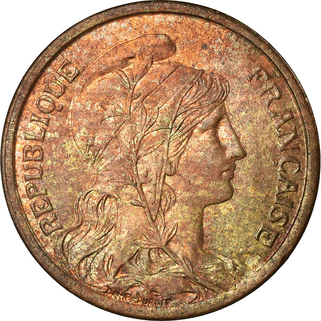 Monnaie, France, Dupuis, 2 Centimes, 1910, Paris, TTB, Bronze, Gadoury:107