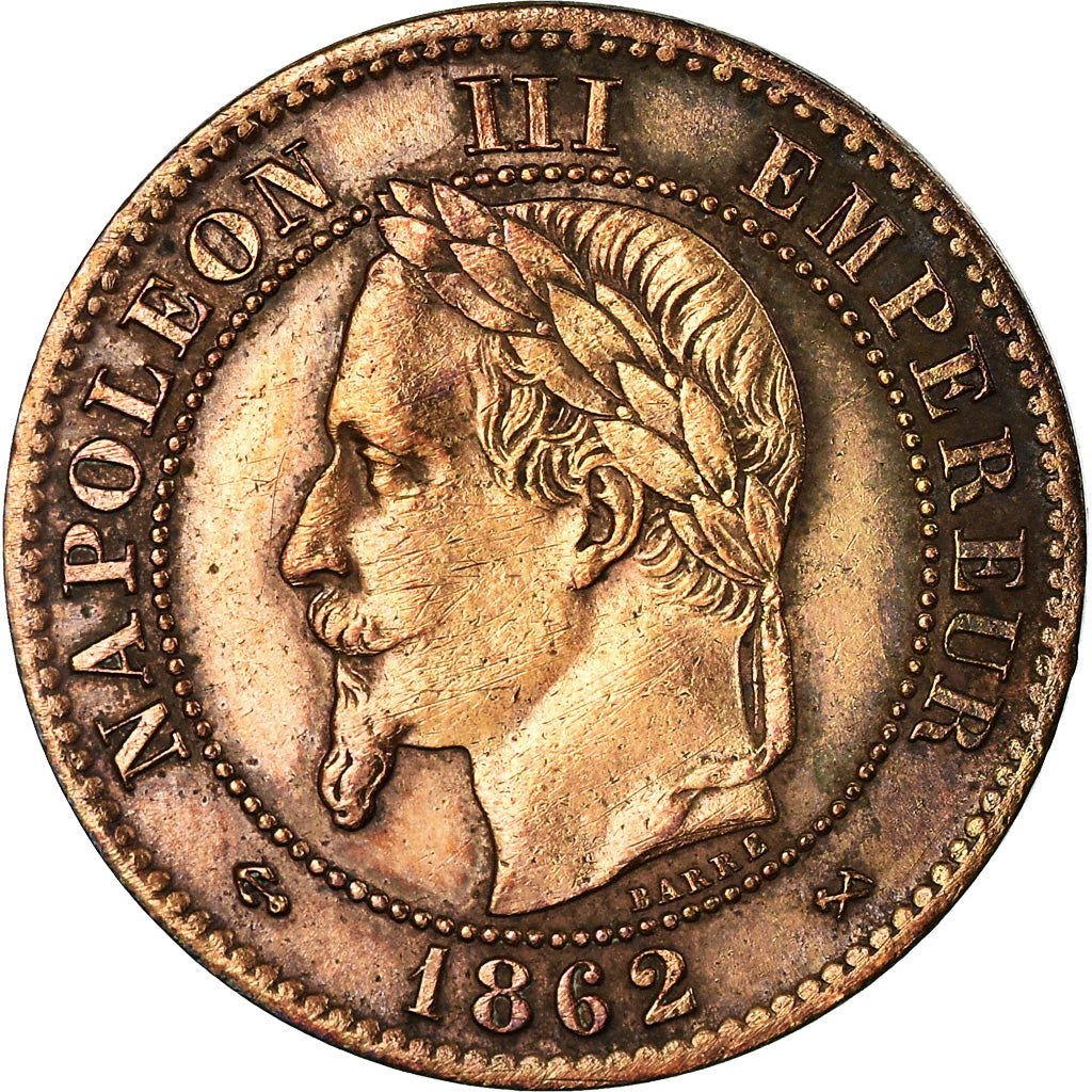 Monnaie, France, Napoleon III, Napoléon III, 2 Centimes, 1862, Bordeaux, TTB+