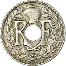 Moneta, Francja, Lindauer, 5 Centimes, 1927, AU(50-53), Miedź-Nikiel, KM:875