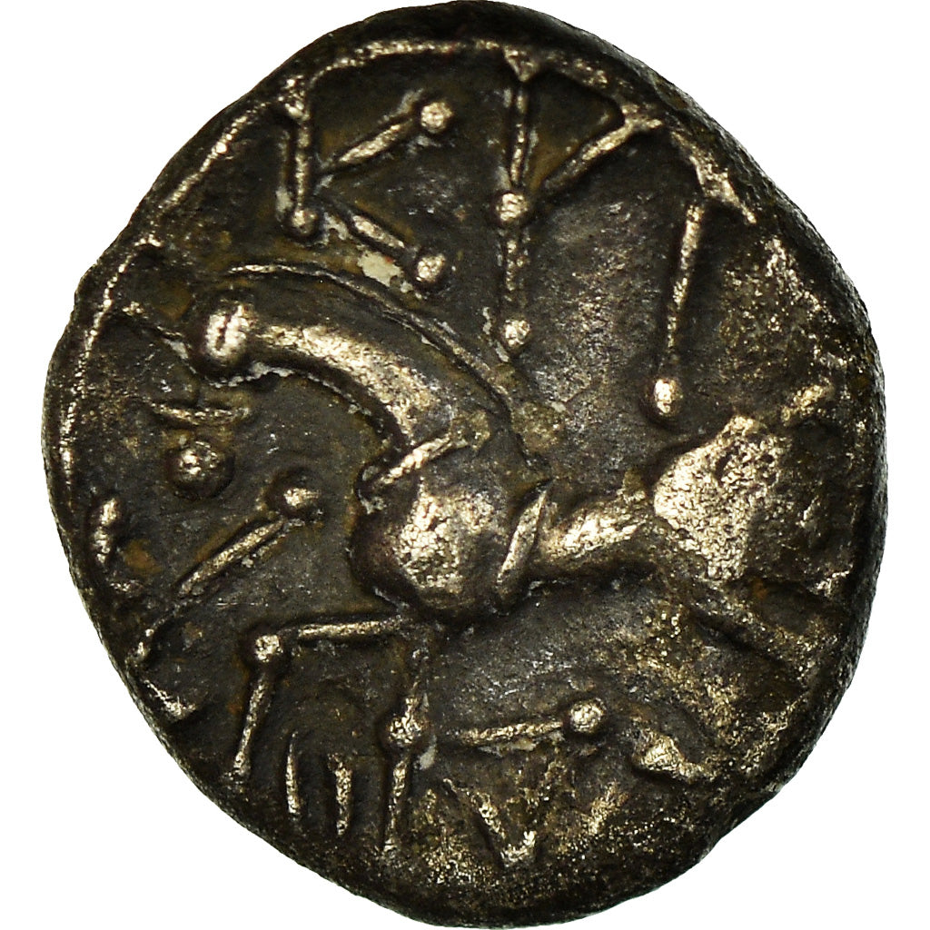 Coin, Lingones, Denarius, 80-50 BC, AU(50-53), Silver