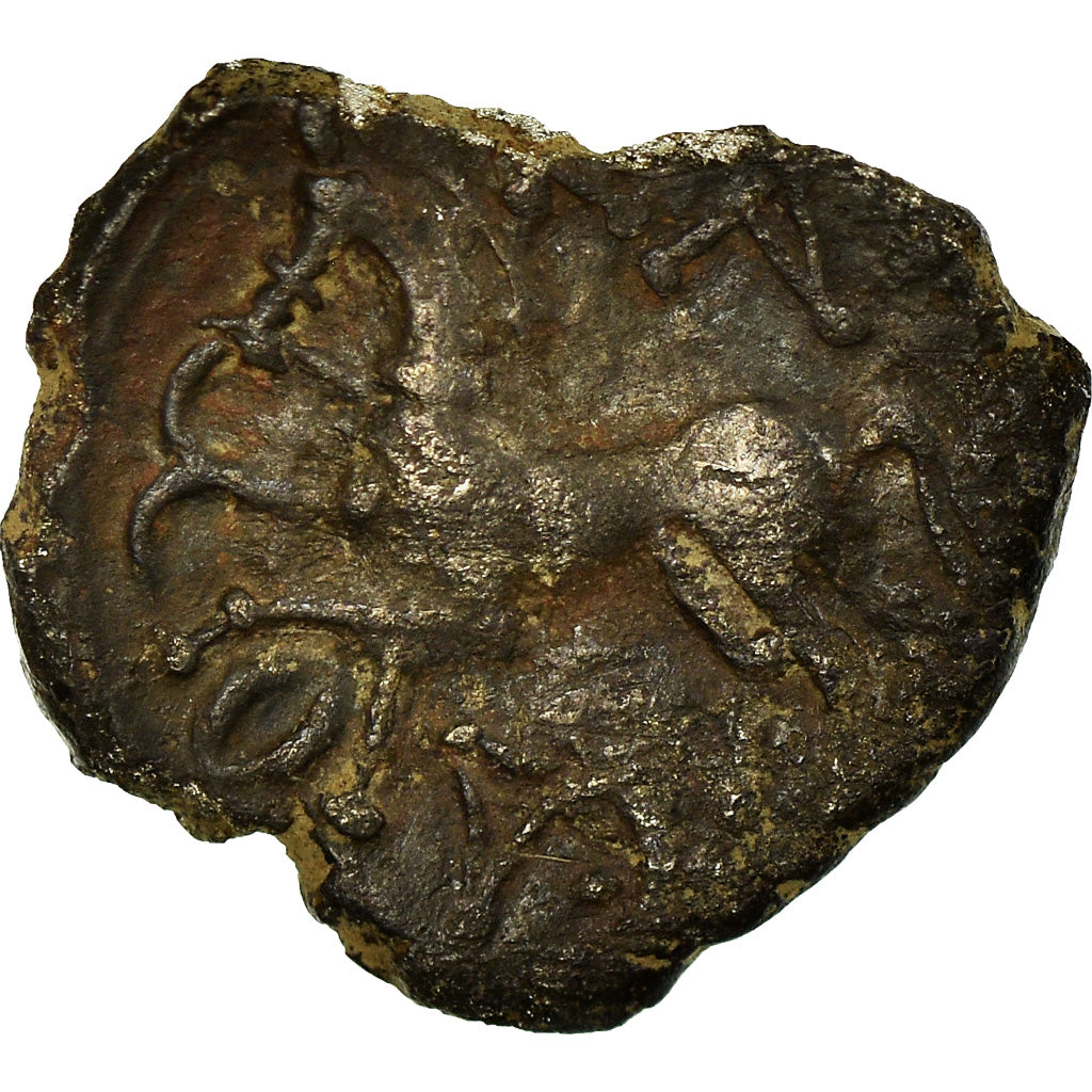 Münze, Lingones, Denarius, 80-50 BC, SS, Silber