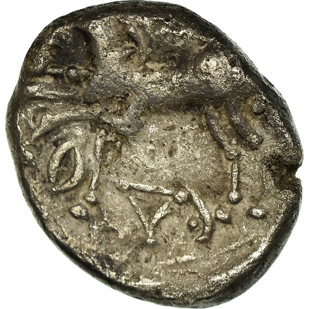Moneta, Lingones, Denarius, 80-50 BC, BB, Argento