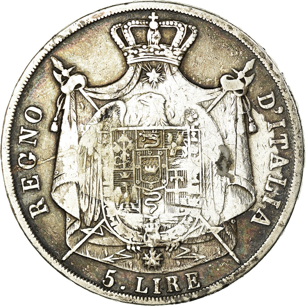 Coin, ITALIAN STATES, KINGDOM OF NAPOLEON, Napoleon I, 5 Lire, 1811, Milan