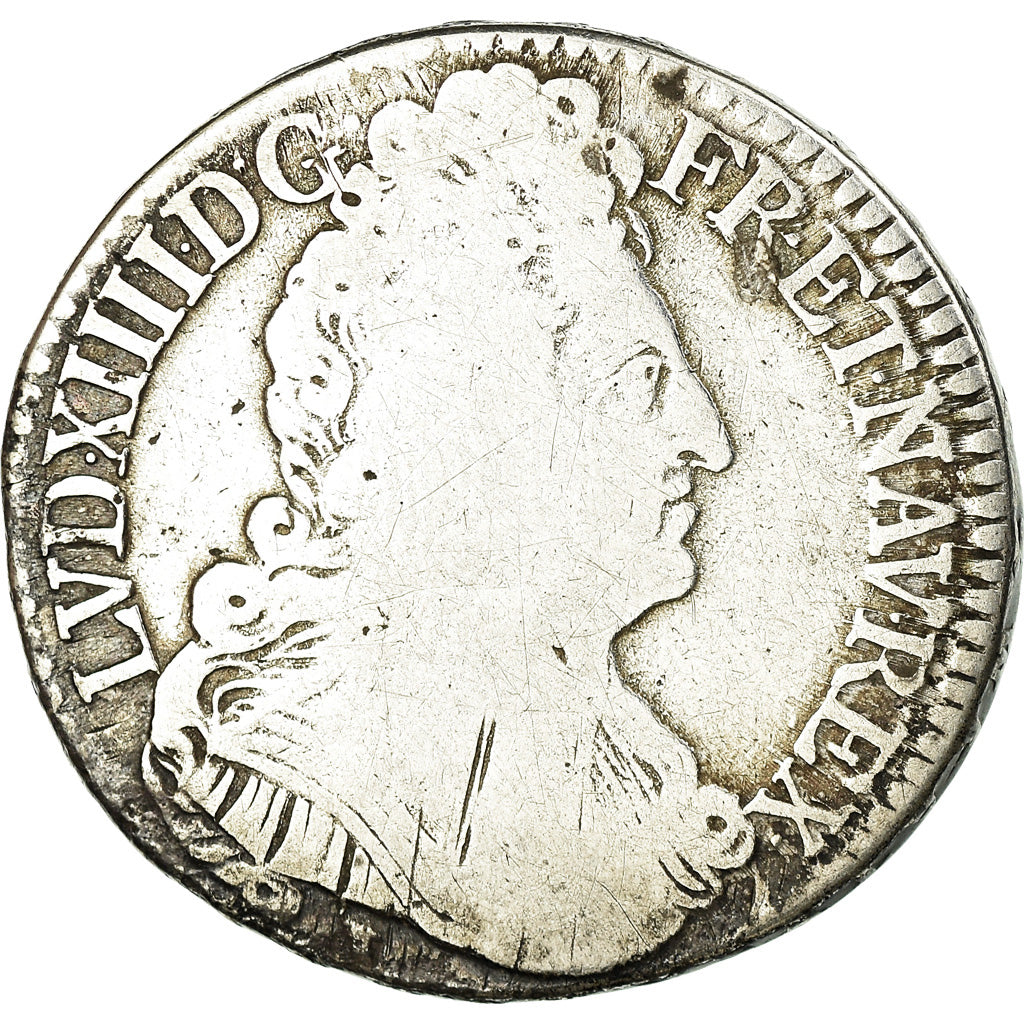 Munten, Frankrijk, Louis XIV, 1/2 Écu aux 3 couronnes, 1/2 ECU, 36 Sols = 6