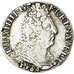 Münze, Frankreich, Louis XIV, 20 Sols aux insignes, 1/4 Ecu, 1708, Nantes, SS
