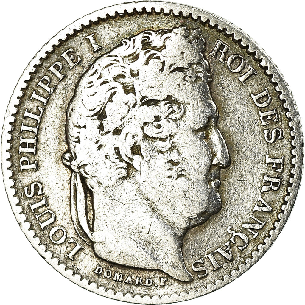 Coin, France, Louis-Philippe, 25 Centimes, 1845, Lille, EF(40-45), Silver
