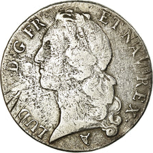 Monnaie, France, Louis XV, Écu au bandeau, Ecu, 1747, Limoges, Rare, TB+