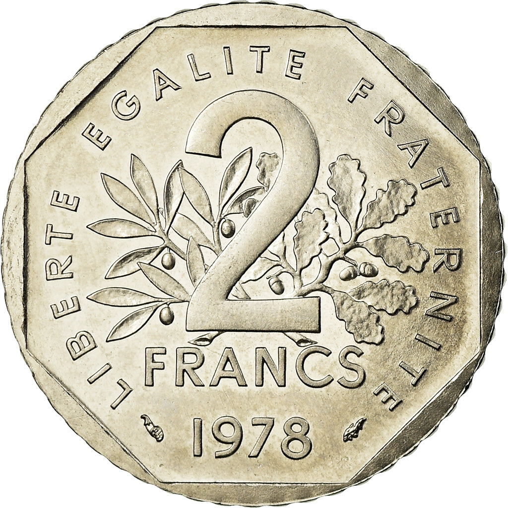Coin, France, Semeuse, 2 Francs, 1978, Paris, ESSAI, MS(64), Nickel, KM:E119