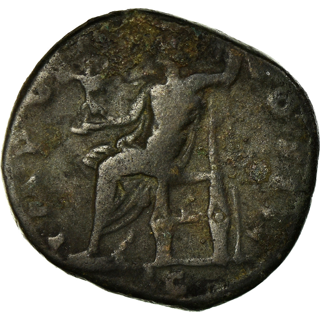 Coin, Marcus Aurelius, Dupondius, 172, Roma, VF(20-25), Copper, RIC:1065