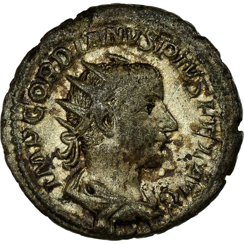 Moneta, Gordian III, Antoninianus, 241, Roma, EF(40-45), Bilon, RIC:88