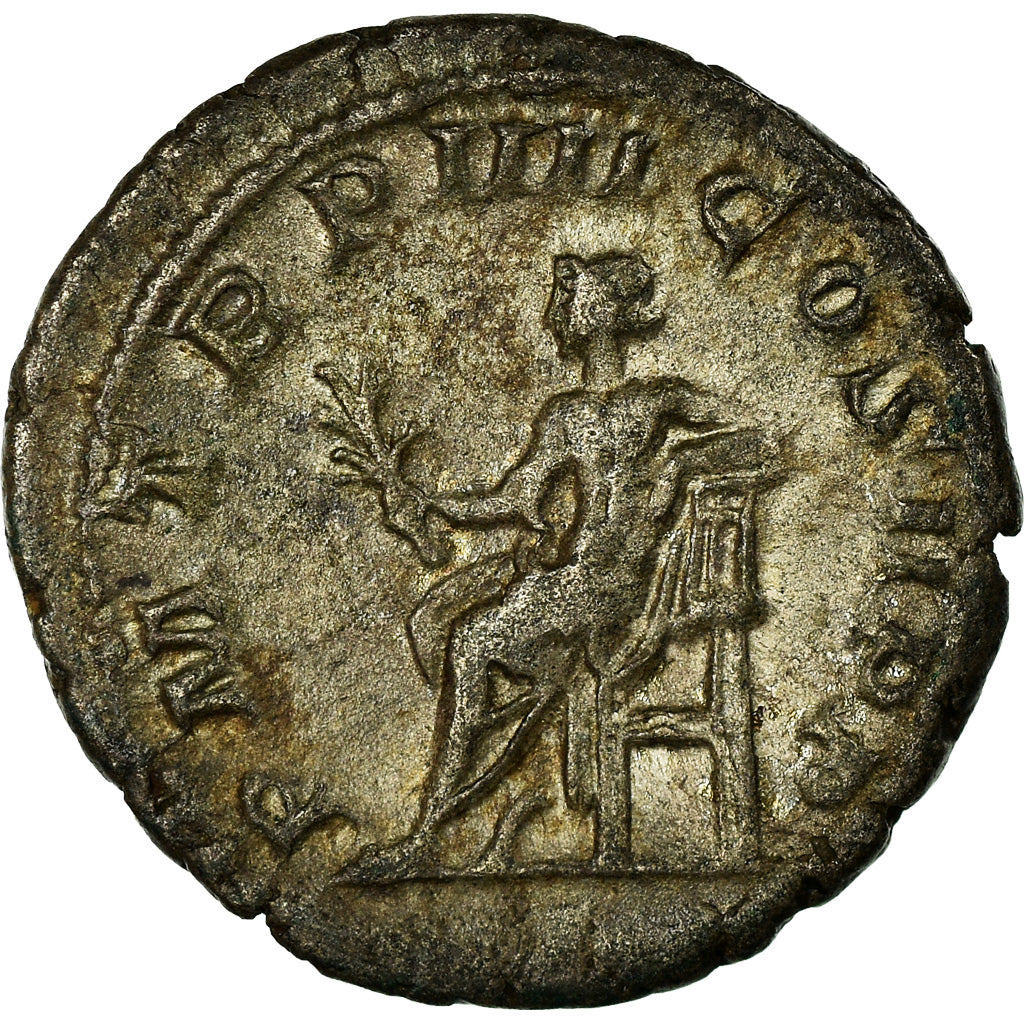Moneta, Gordian III, Antoninianus, 241, Roma, EF(40-45), Bilon, RIC:88