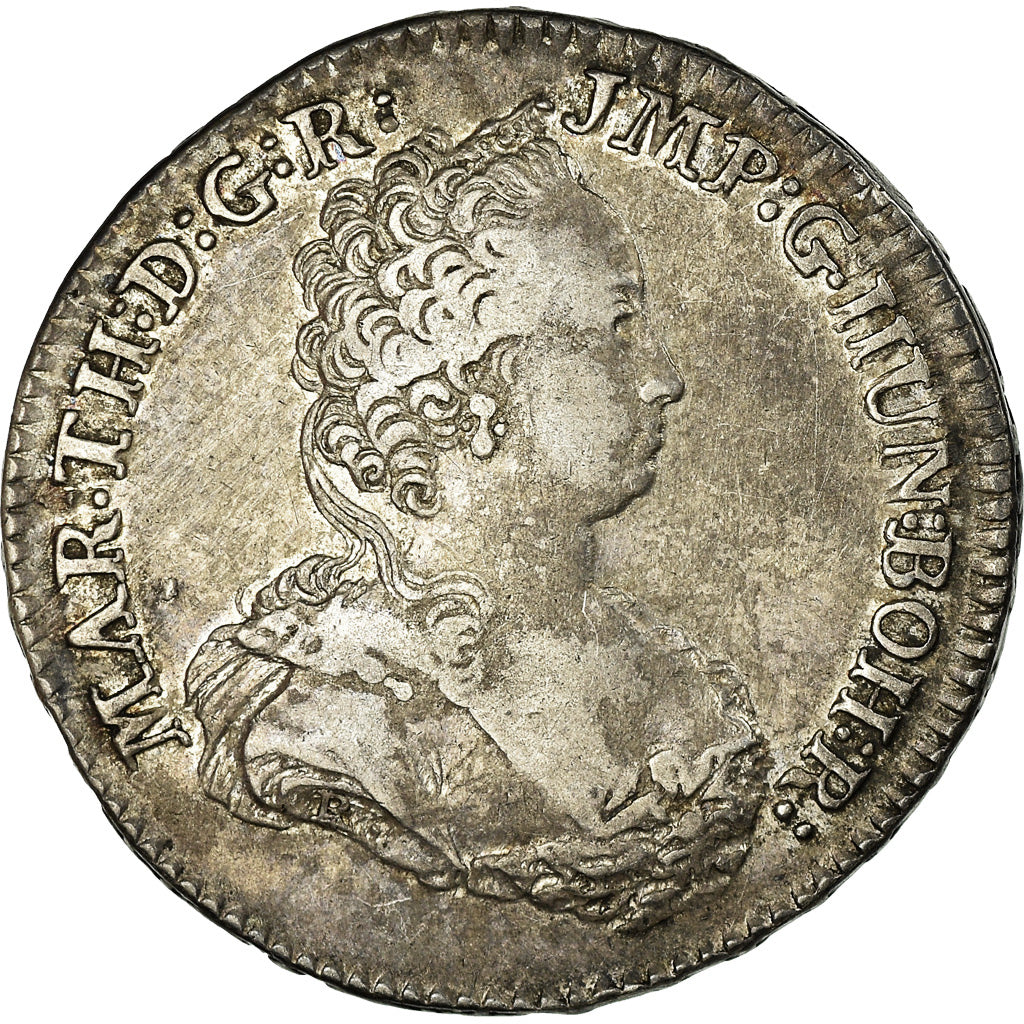 Coin, AUSTRIAN NETHERLANDS, Maria Theresa, 1/2 Ducaton, 1749, Antwerp