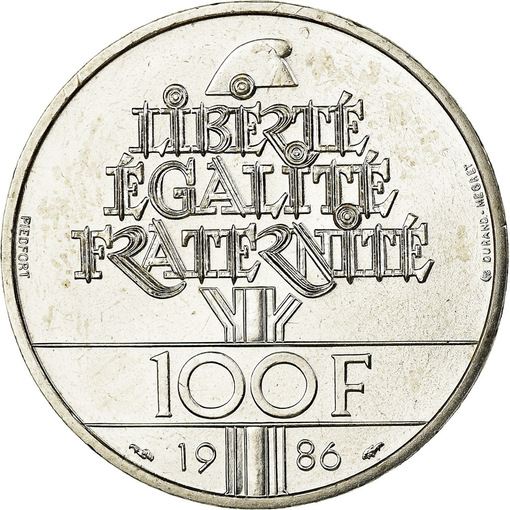 Monnaie, France, 100 Francs, 1986, Piéfort, SPL+, Argent, KM:P972
