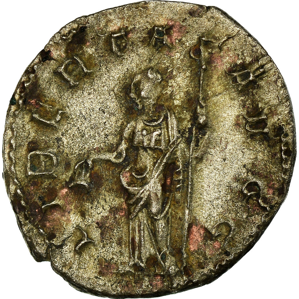 Coin, Trebonianus Gallus, Antoninianus, 251-252, Roma, EF(40-45), Billon, RIC:38