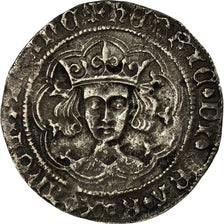 Moneta, Francia, Henri VI, Gros, 1430-1434, Calais, MB+, Argento, Boudeau:1951