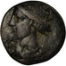 Moneda, Zeugitana, Shekel, 300-264 BC, Carthage, BC+, Cobre