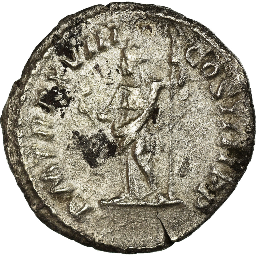 Coin, Caracalla, Denarius, 215, Roma, EF(40-45), Silver, RIC:268
