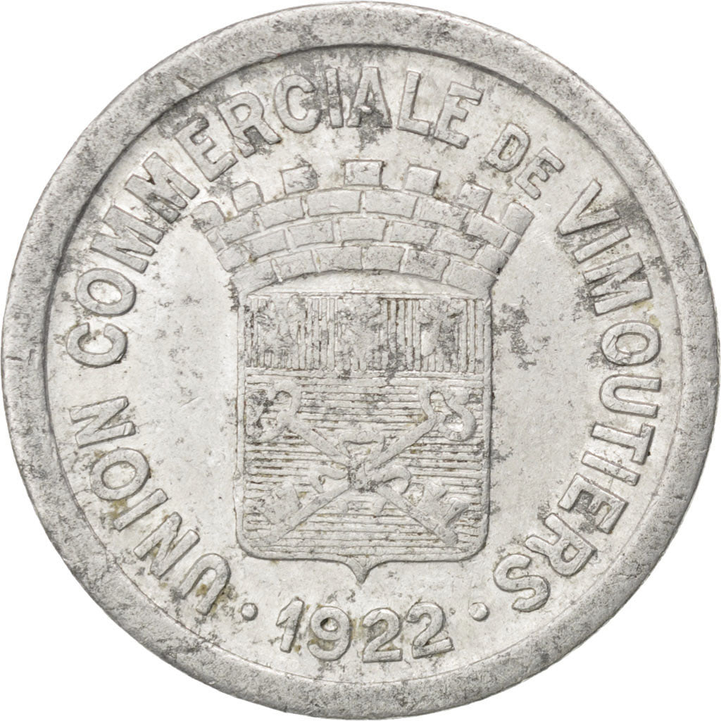 France, 10 Centimes, 1922, EF(40-45), Aluminium, Elie #10.2, 1.27