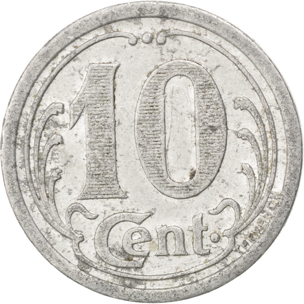 France, 10 Centimes, 1922, EF(40-45), Aluminium, Elie #10.2, 1.27