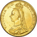 Moneda, Gran Bretaña, Victoria, 5 Pounds, 1887, London, MBC+, Oro, KM:769