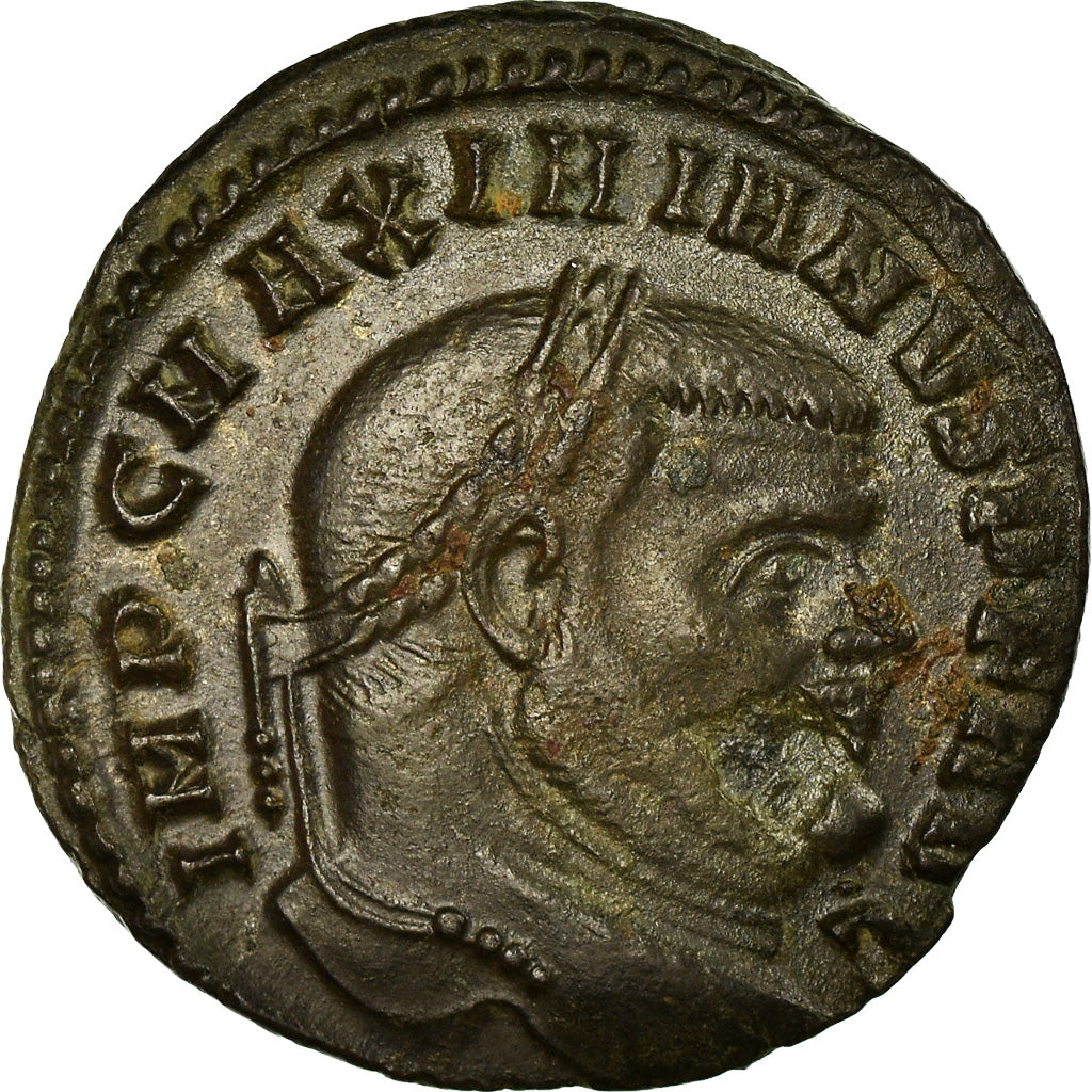 Coin, Maximianus, Follis, 307, Rome, AU(55-58), Billon, RIC:194b