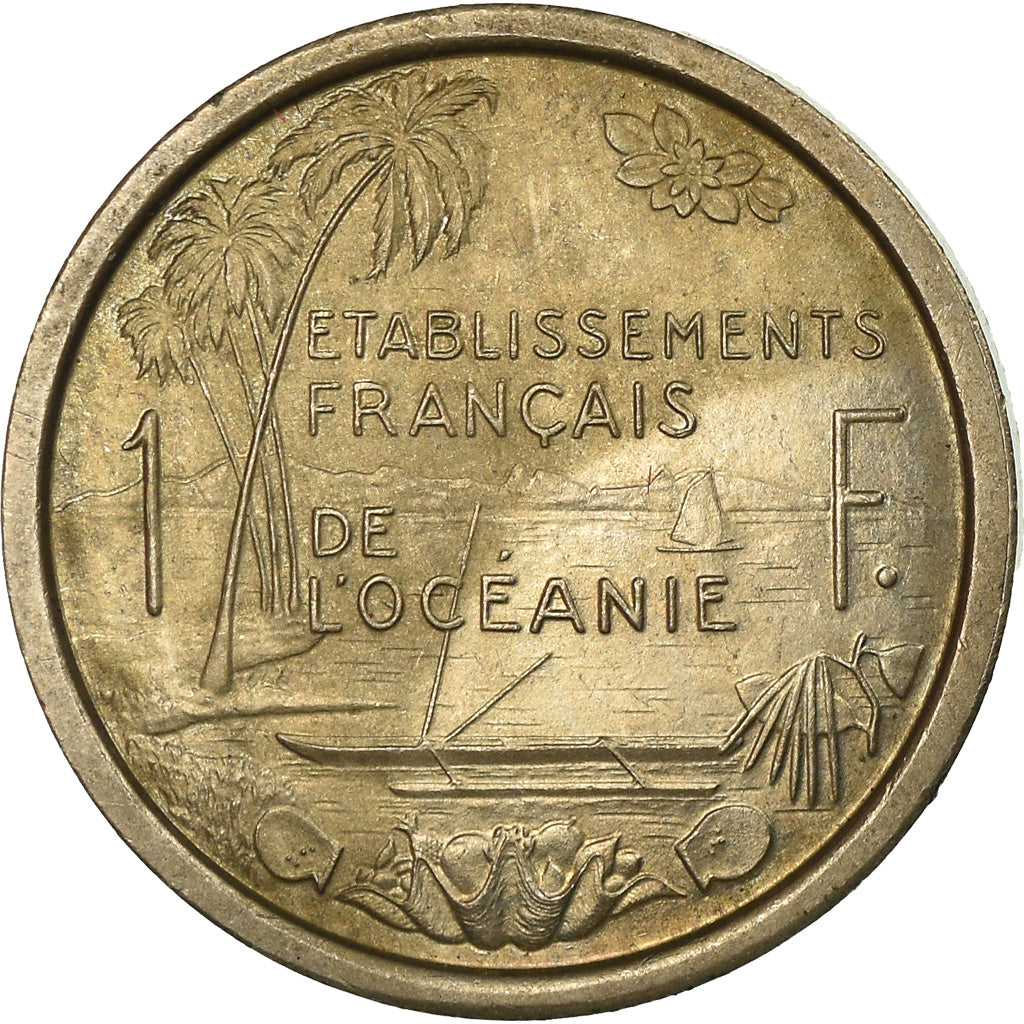 Münze, FRENCH OCEANIA, Franc, 1949, Paris, ESSAI, VZ+, Copper-nickel, KM:E8