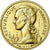 Munten, Madagascar, 10 Francs, 1953, Paris, ESSAI, UNC, Aluminum-Bronze, KM:E4