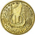 Moeda, Madagáscar, 10 Francs, 1953, Paris, ENSAIO, MS(64), Alumínio-Bronze