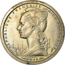 Coin, Madagascar, Franc, 1948, Paris, ESSAI, MS(60-62), Copper-nickel, KM:E1