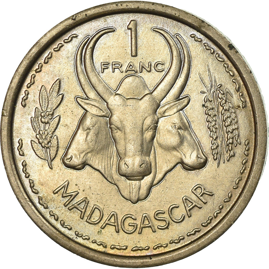 Coin, Madagascar, Franc, 1948, Paris, ESSAI, MS(60-62), Copper-nickel, KM:E1