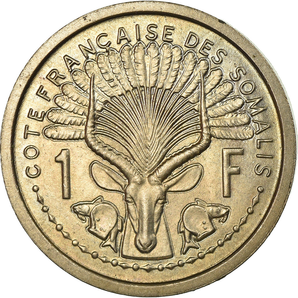 Coin, French Somaliland, Franc, 1948, Paris, ESSAI, MS(63), Copper-nickel