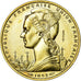 Coin, French Somaliland, 20 Francs, 1952, Paris, ESSAI, MS(64), Aluminum-Bronze