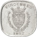 France, 20 Centimes, 1917, EF(40-45), Aluminium, Elie #10.1, 1.63