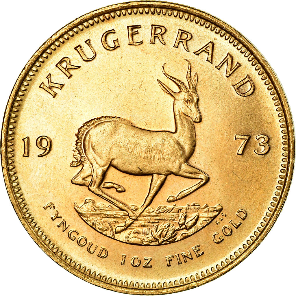 Münze, Südafrika, Krugerrand, 1973, UNZ+, Gold, KM:73