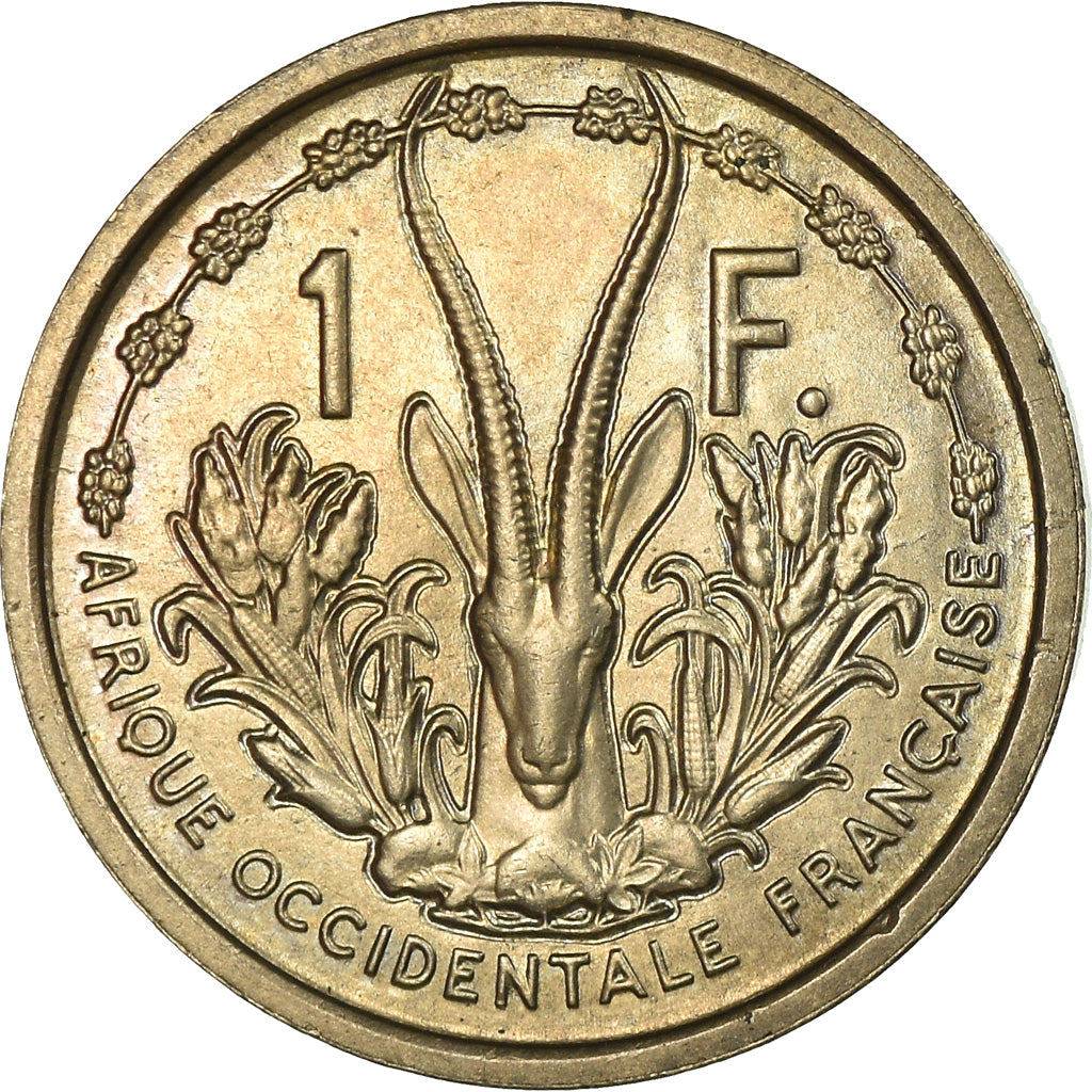 Munten, Frans West Afrika, Franc, 1948, Paris, ESSAI, PR, Copper-nickel, KM:E1