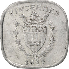France, 20 Centimes, 1917, EF(40-45), Aluminium, Elie #10.1, 1.60