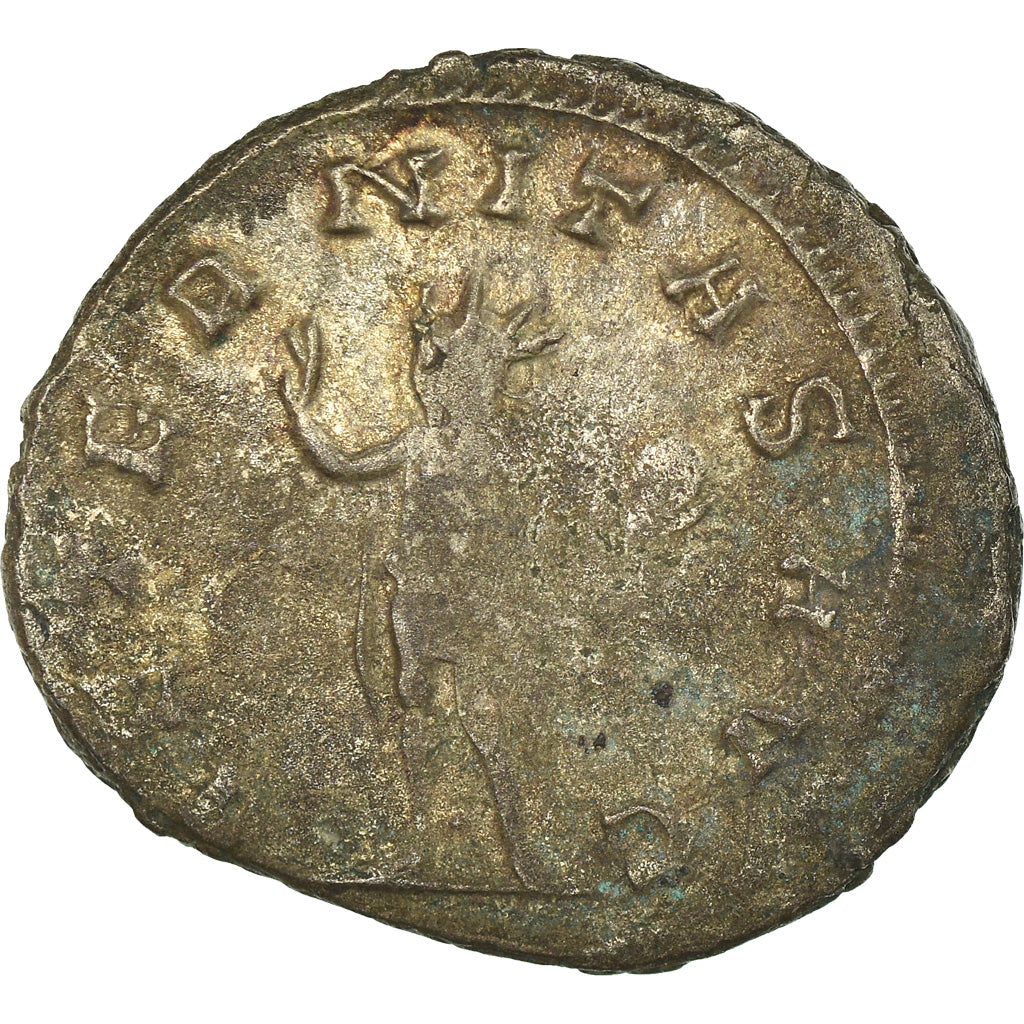 Coin, Gallienus, Antoninianus, 263, Milan, EF(40-45), Billon, RIC:160