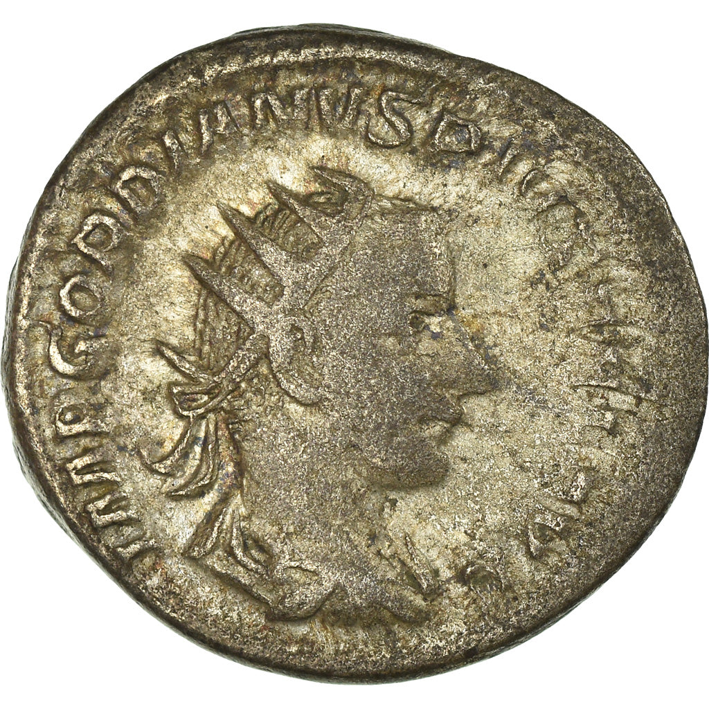 Coin, Gordian III, Antoninianus, 244, Roma, VF(20-25), Billon, RIC:155