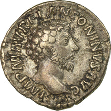 Coin, Marcus Aurelius, Denarius, Rome, AU(50-53), Silver, RIC:50