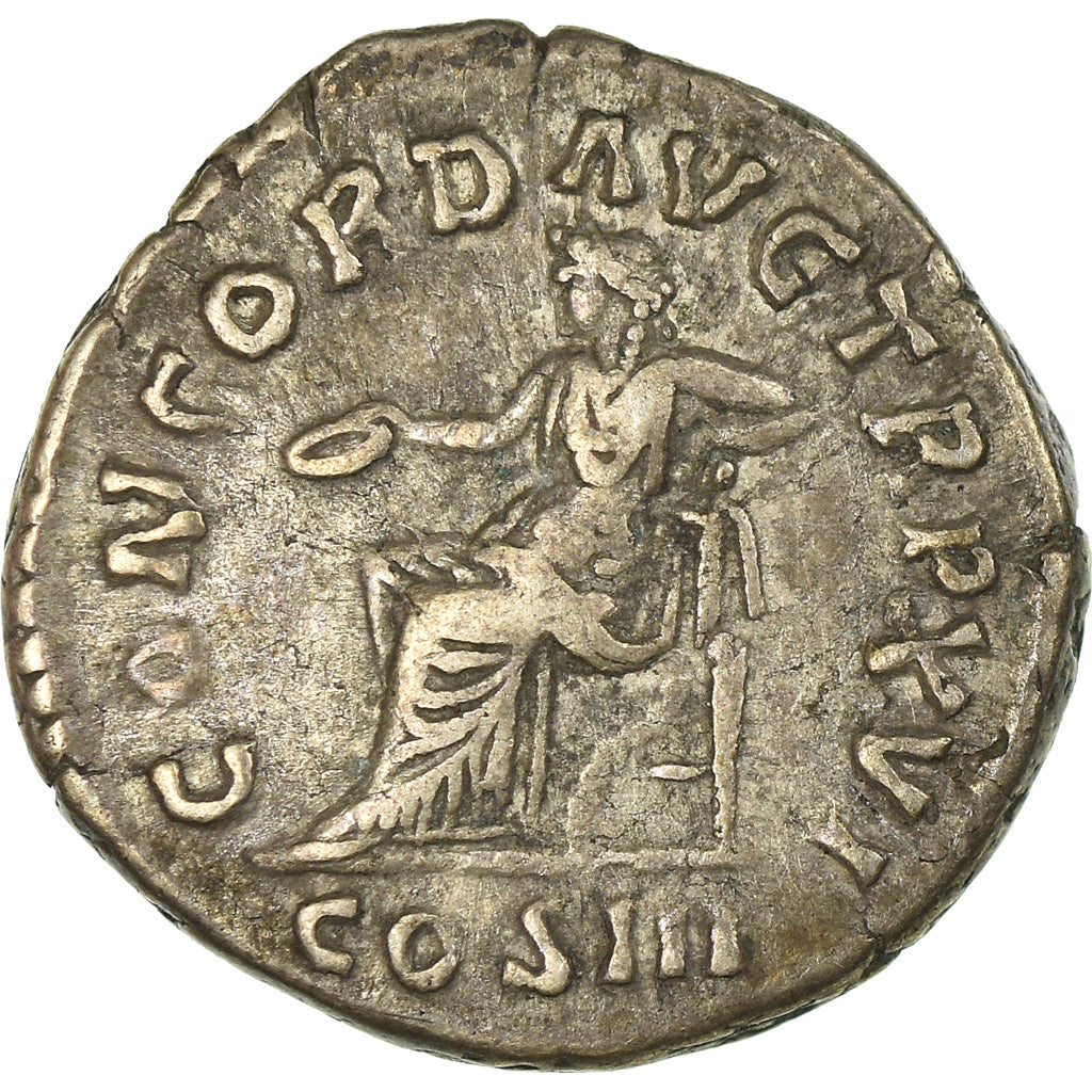 Coin, Marcus Aurelius, Denarius, Rome, AU(50-53), Silver, RIC:50