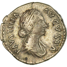 Coin, Faustina II, Denarius, 161-164, Roma, AU(50-53), Silver, RIC:677